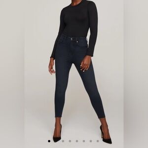 Good American GOOD WAIST CROP RAW HEM 12 / 31